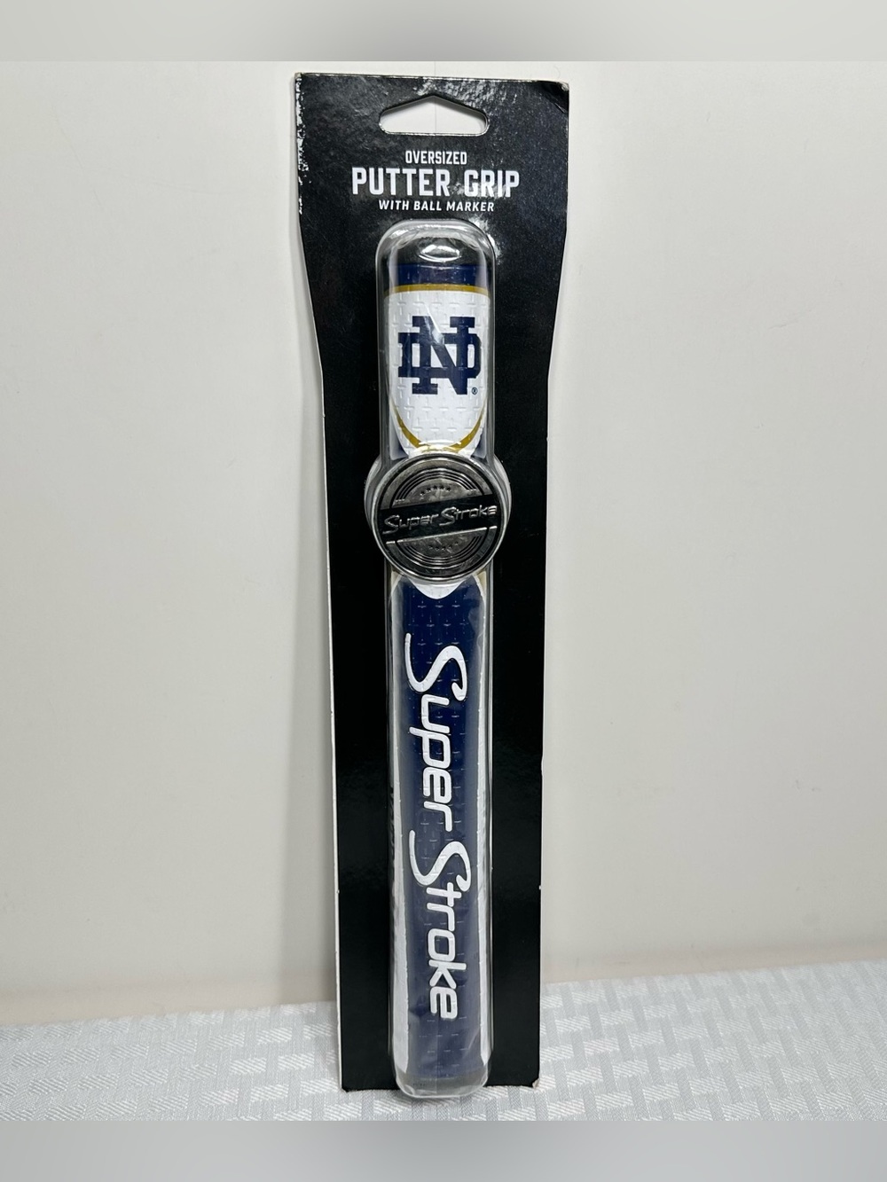 SuperStroke Mid Slim 2.0 Notre Dame Fighting Irish Putter Grip Ball Marker NEW!
